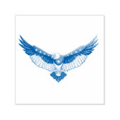 Patriotic Soaring Eagle Graphic – Red White  セルフインキングスタンプ (デザイン)