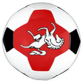 Patriotic Soccer Ball with Flag of Kent, England サッカーボール (回転)