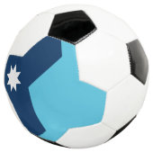 Patriotic Soccer Ball with Flag of Minnesota, USA サッカーボール (3/4)