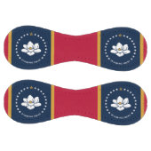 Patriotic Softball with flag of Mississippi, USA ソフトボール (パネル)