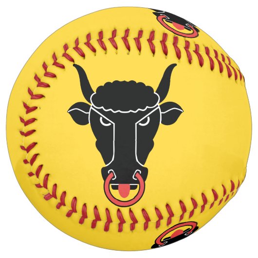 Patriotic Softball with flag of Uri, Switzerland ソフトボール (正面左)