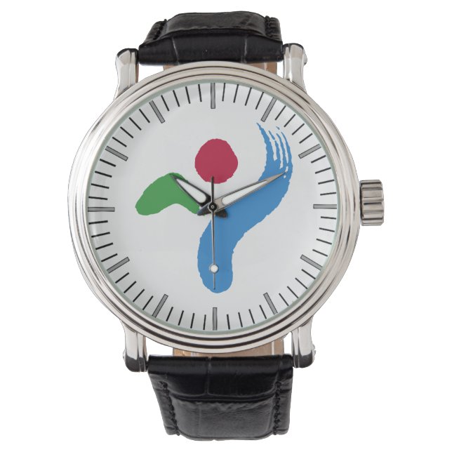 Patriotic, special watch with Flag of Seoul 腕時計 (正面)