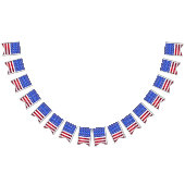 Patriotic Stars and Stripes Flag bunting banner バンティングフラッグ (全)