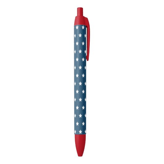 Patriotic Stars Writing Pens 青ボールペン (底(縦))