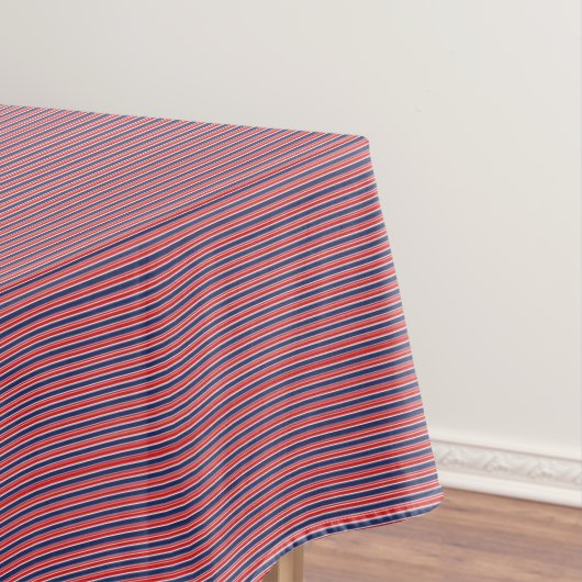 Patriotic Stripes Cotton Tablecloth テーブルクロス (インサイチュ)
