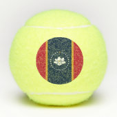 Patriotic Tennis Ball with Flag of Mississippi, US テニスボール (正面)