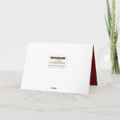 Patriotic Thank You For Your Service, USA Flags カード (裏面)