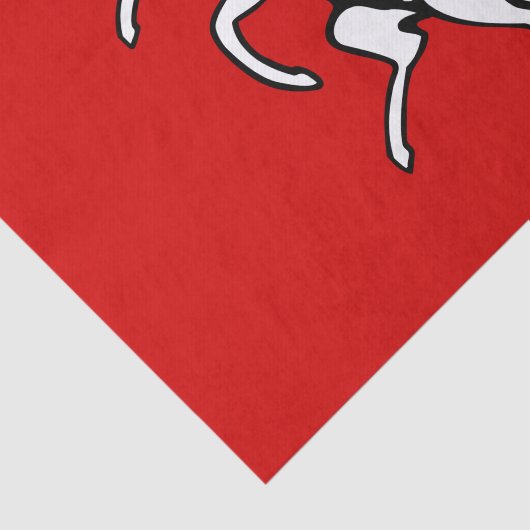 Patriotic tissue paper with flag of Kent, England 薄葉紙 (詳細)