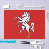 Patriotic tissue paper with flag of Kent, England 薄葉紙 (クラフト)