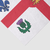Patriotic tissue paper with flag of Montreal 薄葉紙 (詳細)