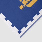 Patriotic tissue paper with flag of Quebec City 薄葉紙 (詳細)