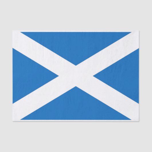 Patriotic tissue paper with flag of Scotland 薄葉紙 (正面)