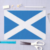 Patriotic tissue paper with flag of Scotland 薄葉紙 (クラフト)