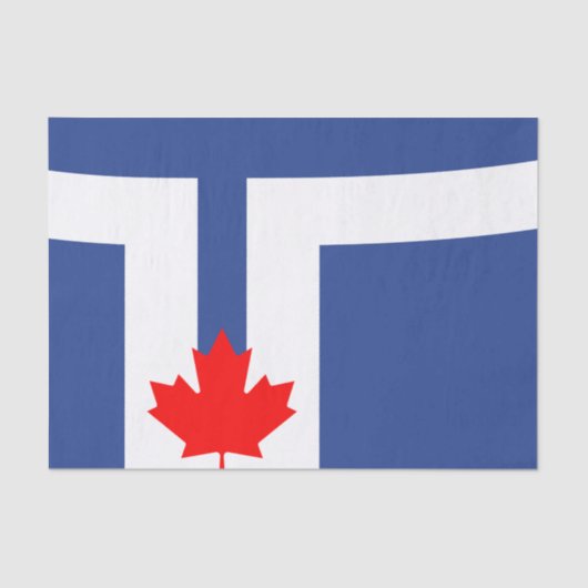 Patriotic tissue paper with flag of Toronto 薄葉紙 (正面)