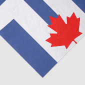 Patriotic tissue paper with flag of Toronto 薄葉紙 (詳細)
