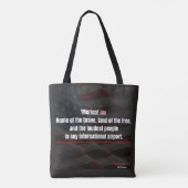 patriotic tote bag トートバッグ (裏面)