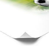 Patriotic Uncle Sam playing Soccer on a ポスター (コーナー)