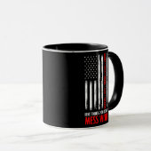 Patriotic US Citizen Family Funny Quote American マグカップ (正面右)