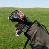 Patriotic US Flag And Eagle American Flag ゴルフヘッドカバー (インサイチュ)