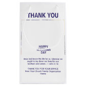 Patriotic USAありがとう退役軍人DAY スモールペーパーバッグ (裏面)