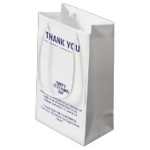 Patriotic USAありがとう退役軍人DAY スモールペーパーバッグ (裏面アングル)