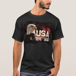 Patriotic USA 1776 - 2026 Bald Eagle T-Shirt Tシャツ