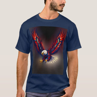 Patriotic USA Bald Eagle Tシャツ