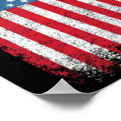 Patriotic Usa Flag 4th Of July For Men Women Kids  ポスター (角)