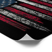 Patriotic Usa Flag Fighter Jets Lover 4th Of July ポスター (角)