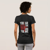 Patriotic Valentine Shirt for Him You Are The One  Tシャツ (裏面フル)