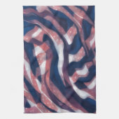 Patriotic Vibes Artsy Kitchen Towel キッチンタオル (縦)