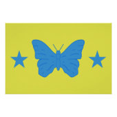 Patriotic wall poster with Flag of Bady Bassit ポスター (正面)