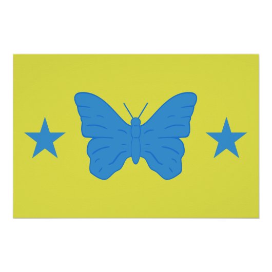 Patriotic wall poster with Flag of Bady Bassit ポスター (正面)