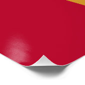 Patriotic wall poster with Flag of Mississippi  ポスター (コーナー)