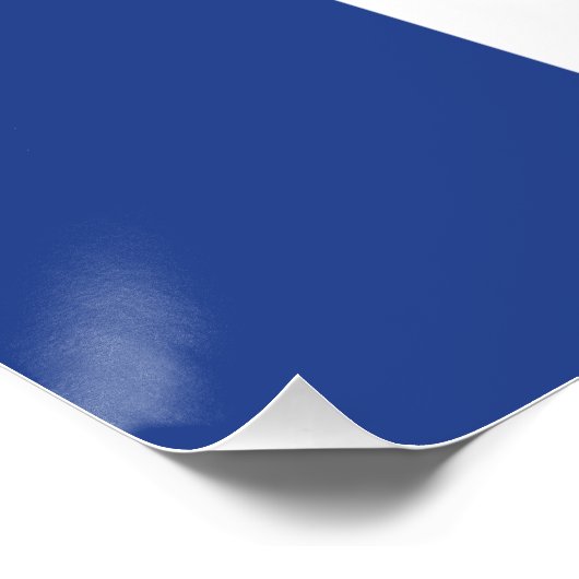 Patriotic wall poster with Flag of Toronto ポスター (コーナー)