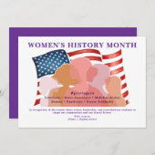 Patriotic Women’s History Month Recognition シーズンカード (正面/裏面)
