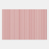 Patriotic Wrapping Paper Flat Sheet Set of 3 ラッピングペーパーシート (正面2)