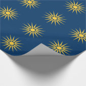 Patriotic wrapping paper with Flag of Macedonia ラッピングペーパー (角)