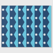 Patriotic wrapping paper with Flag of Minnesota ラッピングペーパー (フラット)