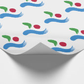 Patriotic wrapping paper with Flag of Seoul ラッピングペーパー (角)