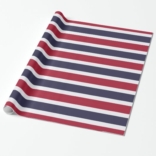 Patriotic wrapping paper with Flag of Thailand ラッピングペーパー (アンロールド)
