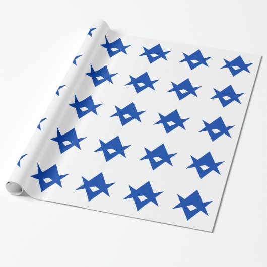 Patriotic wrapping paper with Flag of Toyota City ラッピングペーパー (アンロールド)