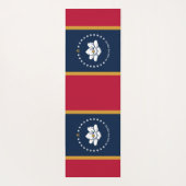 Patriotic Yoga Mats with flag of Mississippi State ヨガマット (裏面)