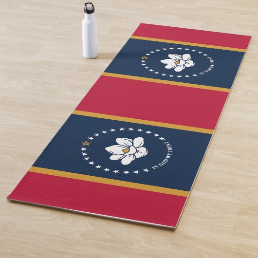 Patriotic Yoga Mats with flag of Mississippi State ヨガマット (インサイチュ)