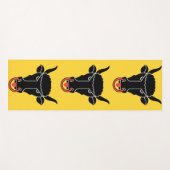 Patriotic Yoga Mats with flag of Uri, Switzerland ヨガマット (正面(横))