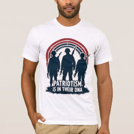 Patriotism is in Their DNA  Tシャツ