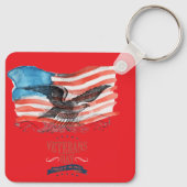 Patriots remembered bright red キーホルダー (裏面)