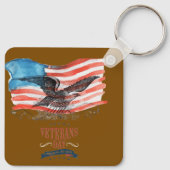 Patriots remembered brown キーホルダー (裏面)