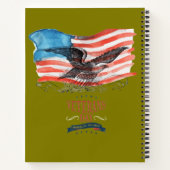 Patriots remembered olive ノートブック (裏面)