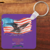 Patriots remembered royal purple キーホルダー (裏面)